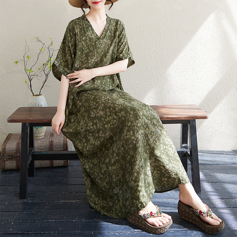 여름용 V넥 루즈핏 면 혼방 롱 비치 스커트, 휴가 스 - Linen Dress Wrap 리뷰 및 가격