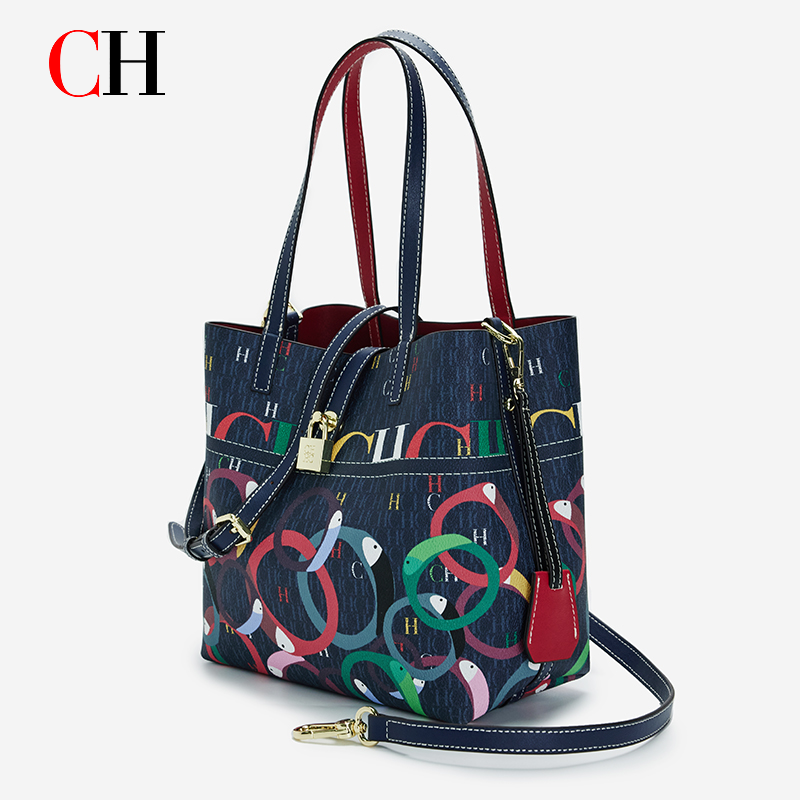 CH 여성용 대용량 프린트 토트백, 트렌디한 레터링 패 - Tote Bag Beach 리뷰 및 가격