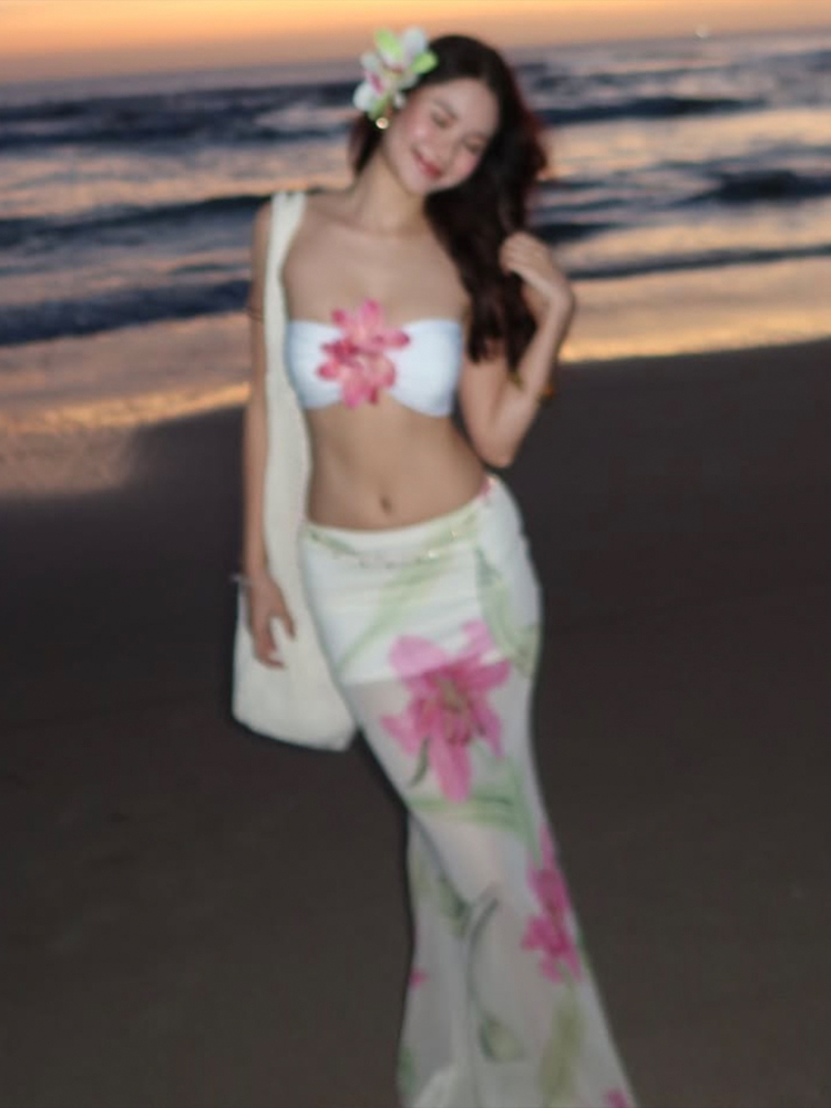 Nibber Pretty Women 투피스 세트 3d  - Romper Floral Print 리뷰 및 가격