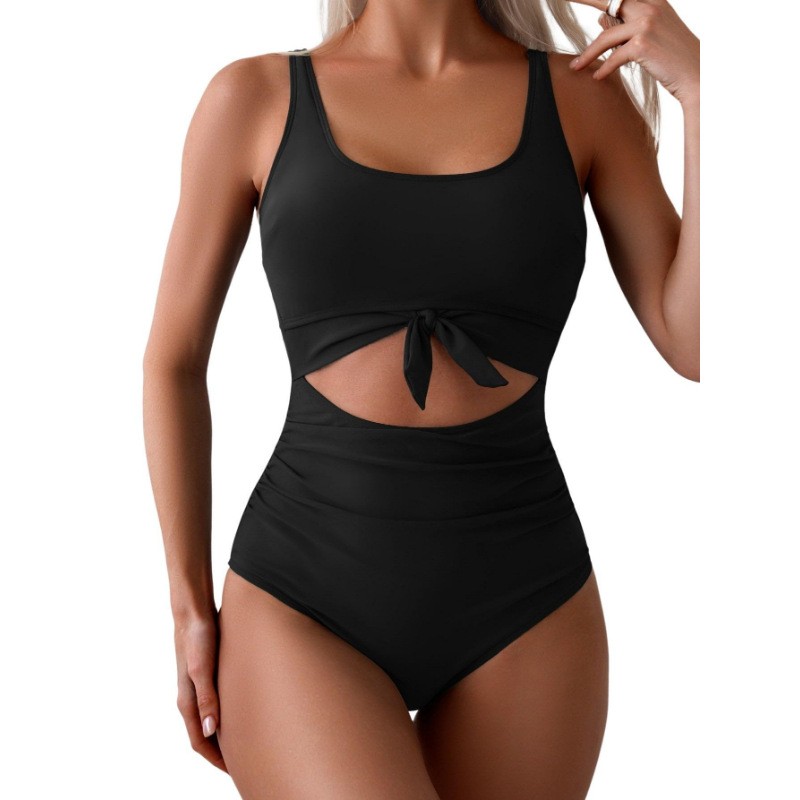 여성용 복부 보정 슬림 핏 컷아웃 레이스업 민소매 솔리 - Swimsuit Bikini Ruched 리뷰 및 가격